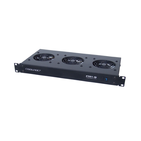 Cajetin 1U 19" 3 ventiladores
