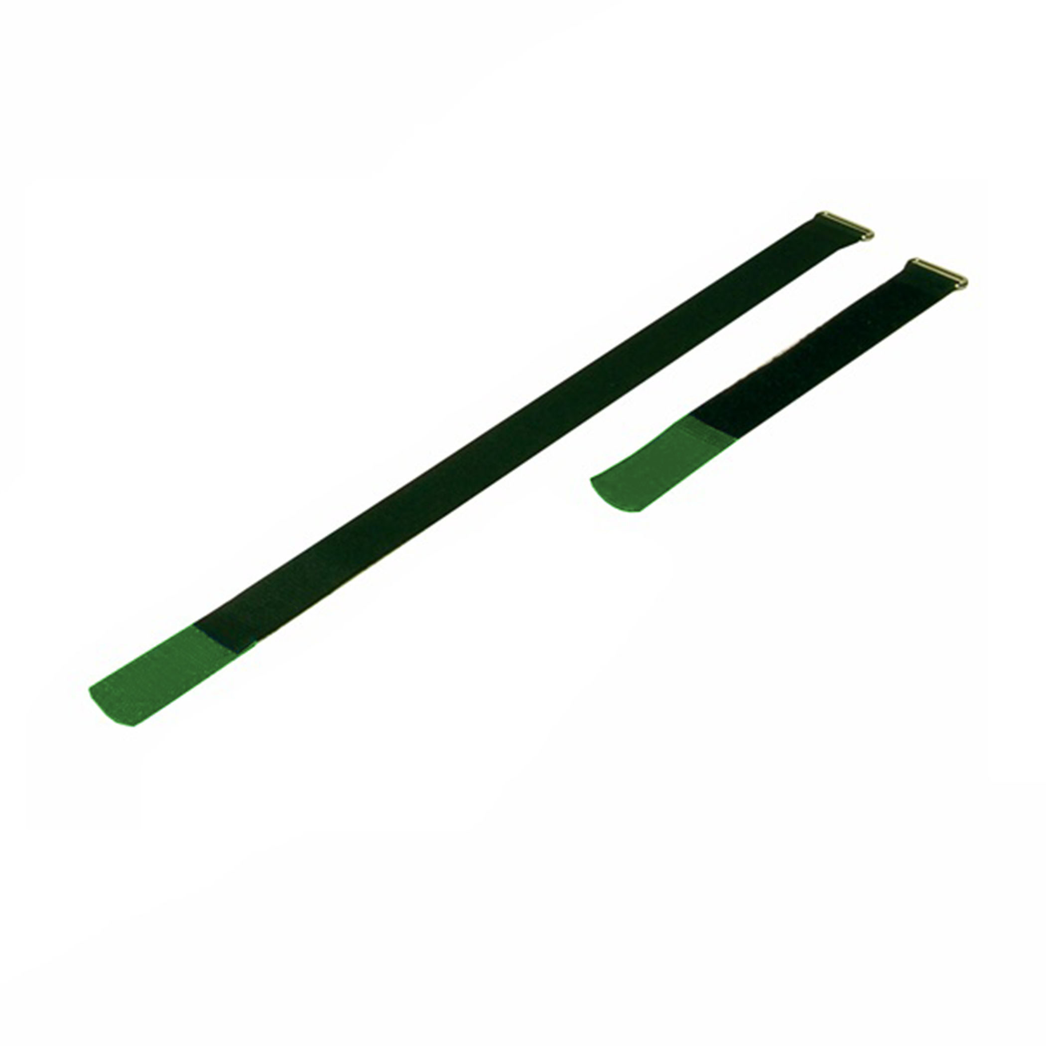 Sangle cable 25mmx41cm+ repérage Vert, 10 unités - a2541-820-10h