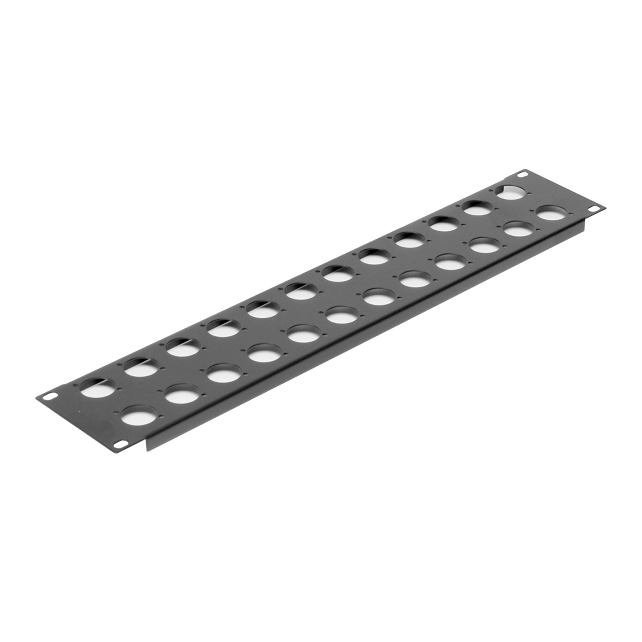 19" 2U Rack Panel, 32x Neutrik D - r1269-2uk-32h