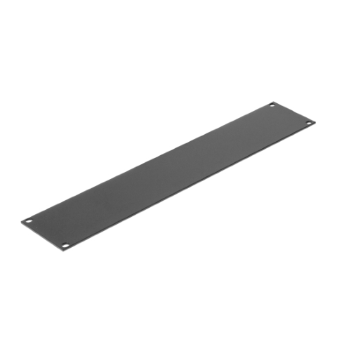 19" 2U Flat Rack Panel, Aluminium