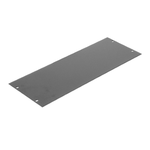 19" 4U Flat Rack Panel, Aluminium