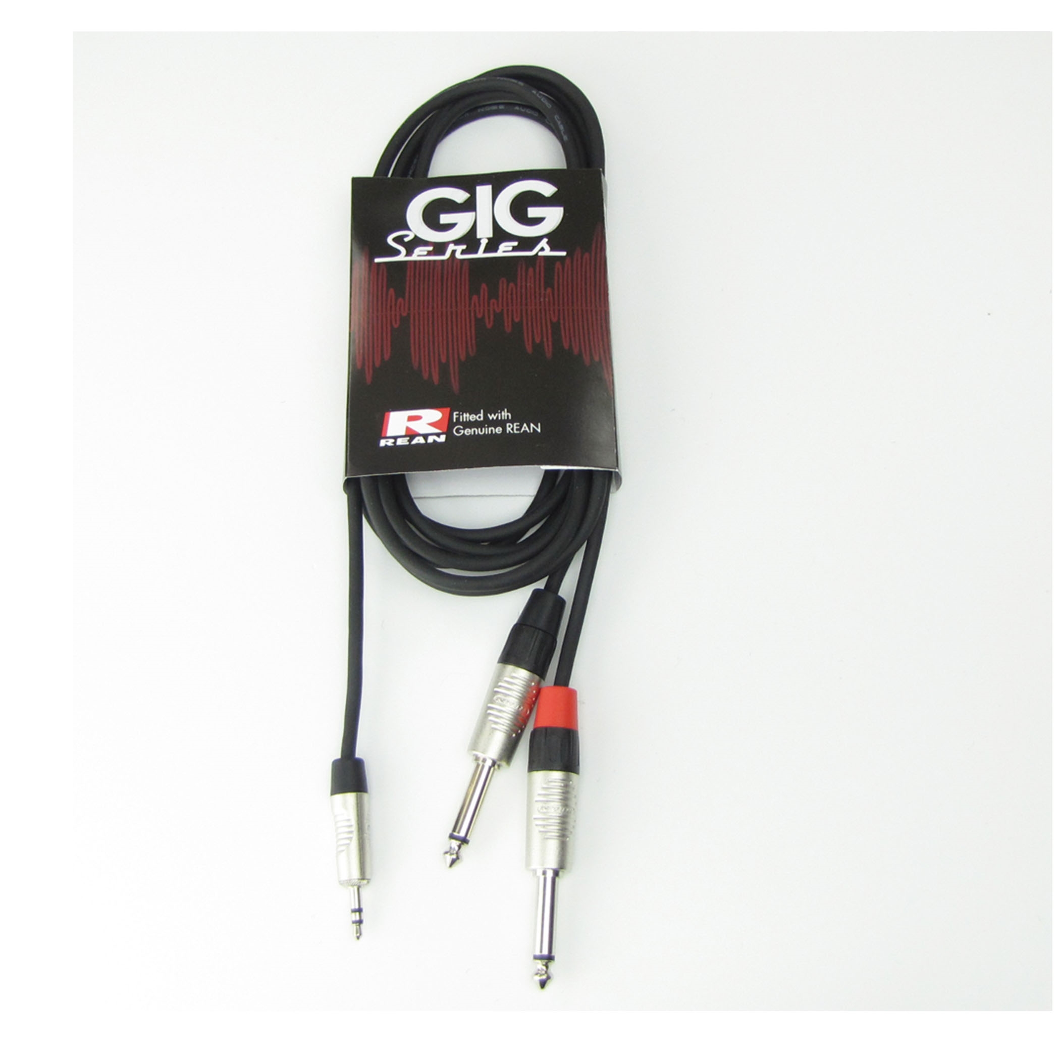 3,5 mm stereo jack naar 2 x Mono, 8m - leiy8h