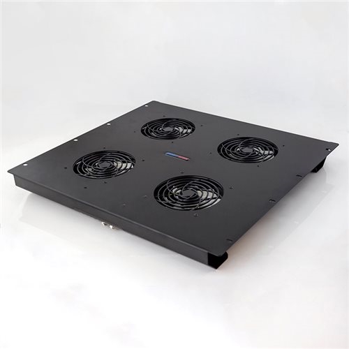 Ventilatorplaat voor 19" Serverkast met 4 ventilatoren - r4000-ft4h